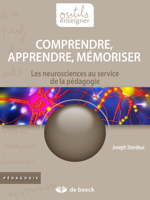 cover image of Comprendre, apprendre, mémoriser